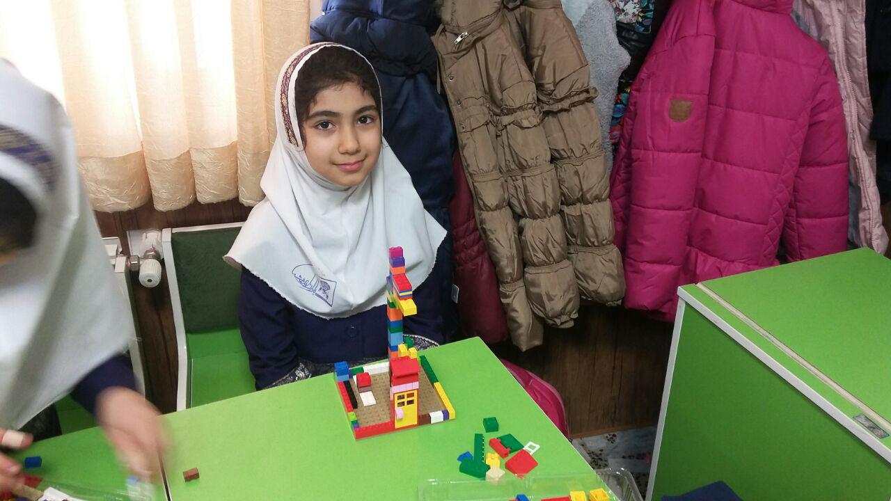 فعالیت های لگوی آموزشی دی ماه دانش آموزان باران اندیشه